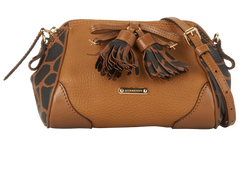 Mini Blaze Bag, Leather, Brown/Black, MIR, 2*